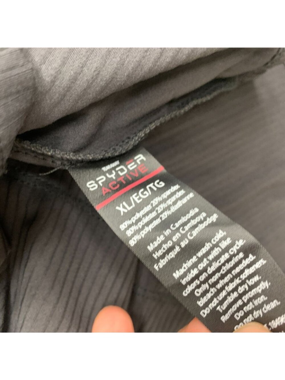 Spyder Active Women's XL Black Performance T-Shirt With UPF 50+  L1463 - Picture 8 of 11